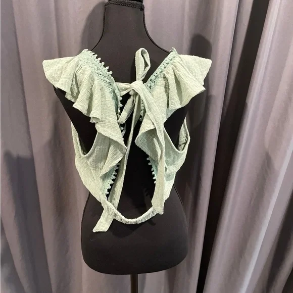 Free people county line, matching crop top and maxi skirt size XL - Picture 4 of 5